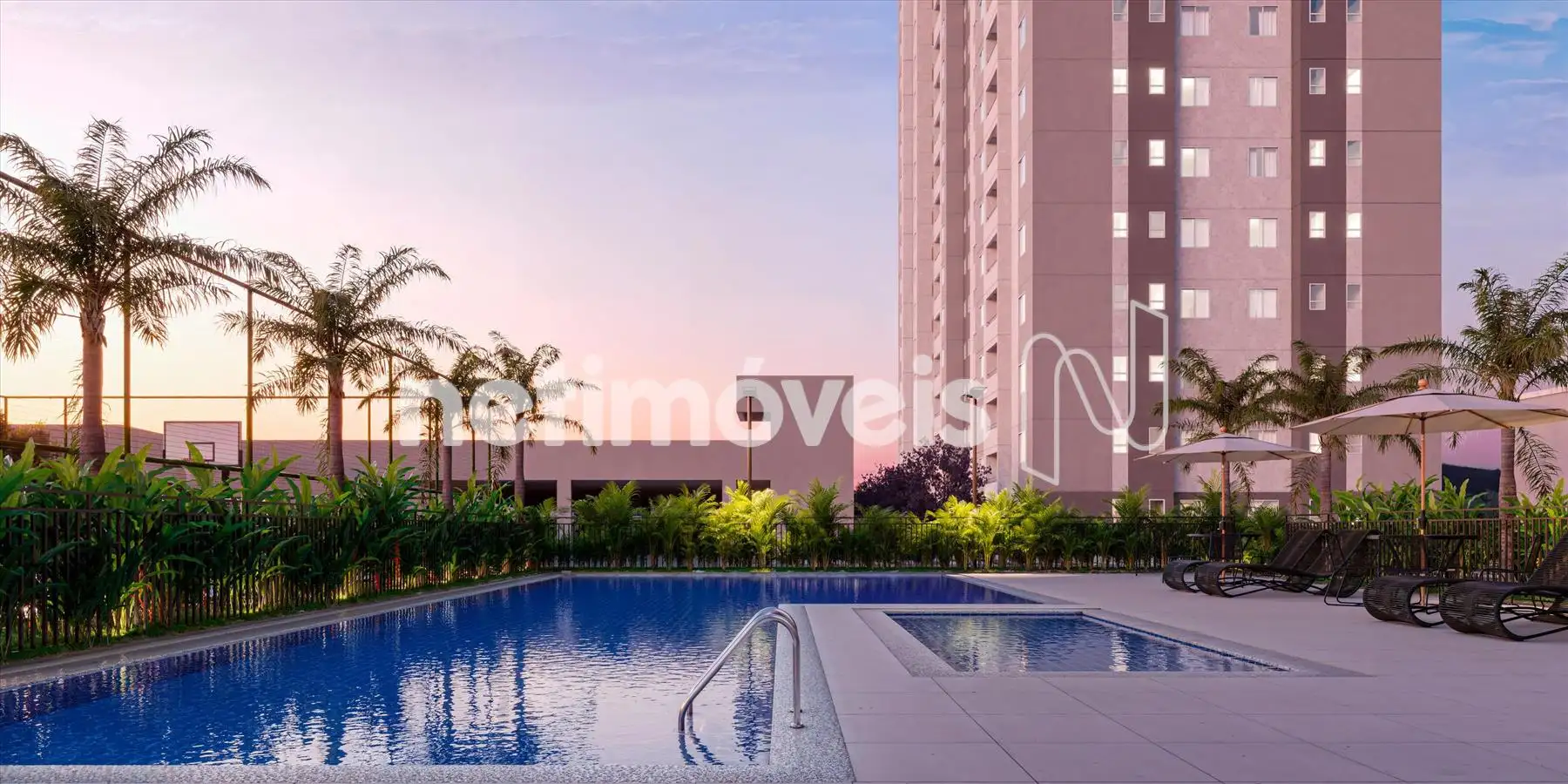 Apartamento para comprar com 43 m², 2 quartos, 1 banheiro, 1 vaga em Avenida Nióbio, Inova Parque, Contagem